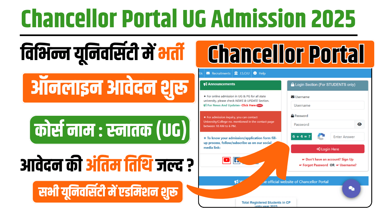 Chancellor Portal UG Admission