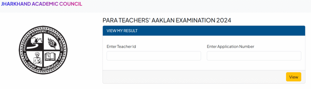 JAC Para Teacher Akalan Result 2025