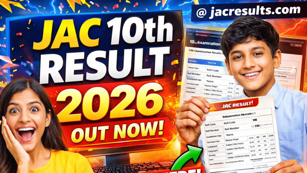 JAC 10th Result 2026 Today LIVE: Jharkhand Board Matric Result OUT @ jacresults.com 1 JAC 10th Result 2026 Today Live