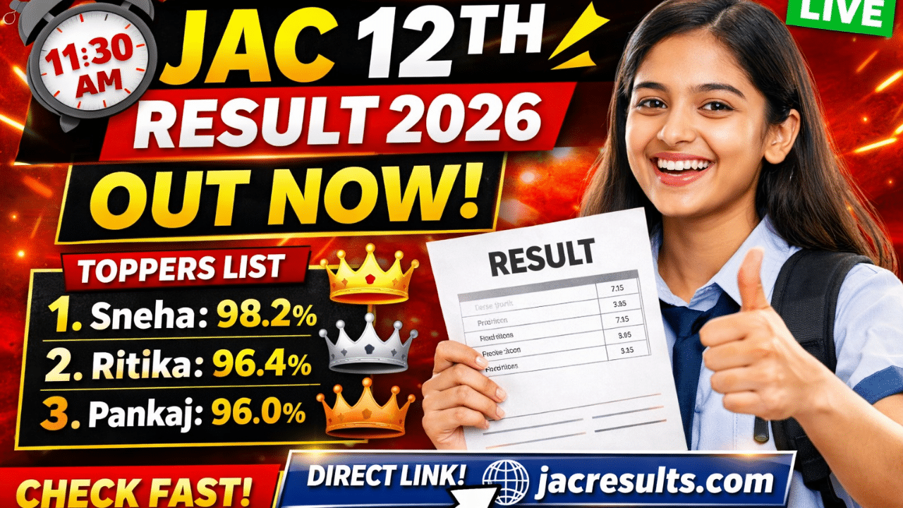 JAC 12th Result 2026