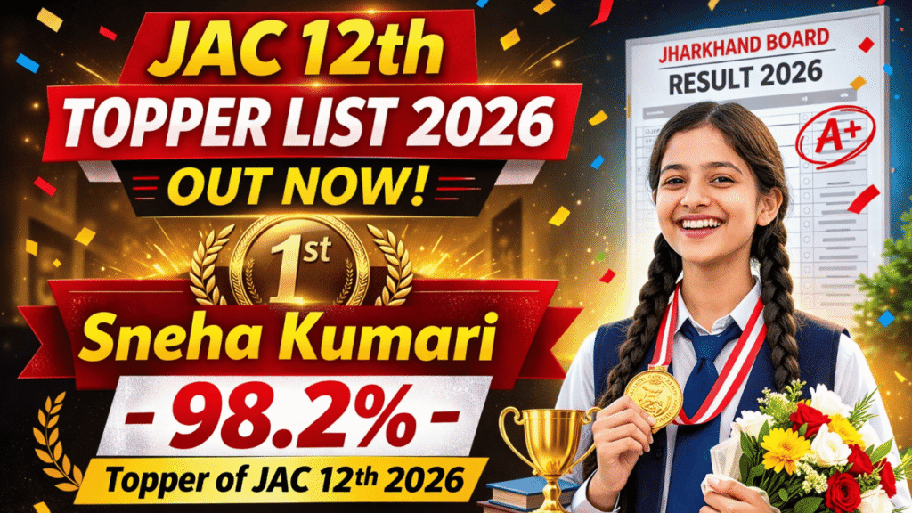 JAC 12th Topper List 2026