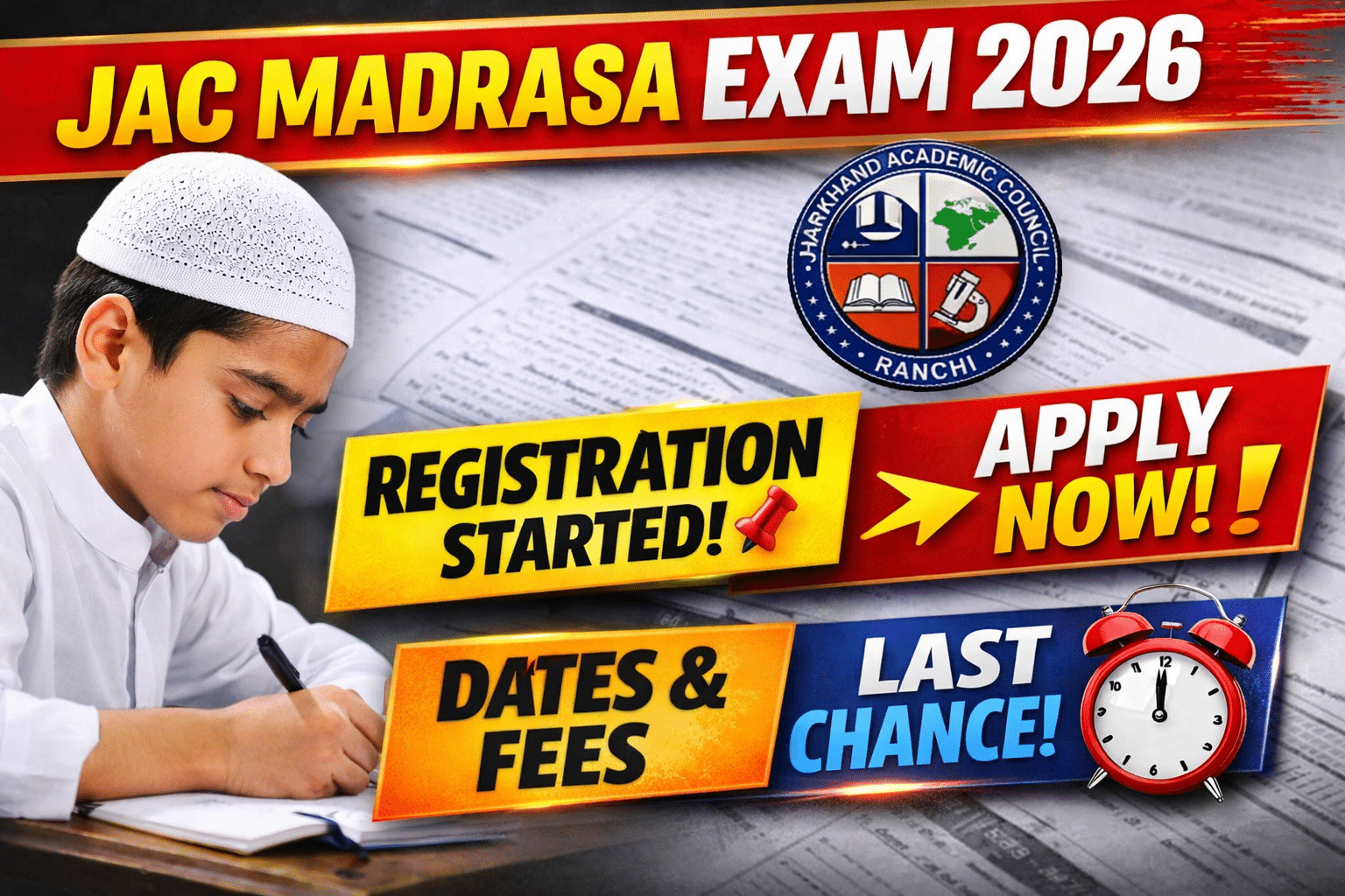 JAC Madrasa Exam 2026