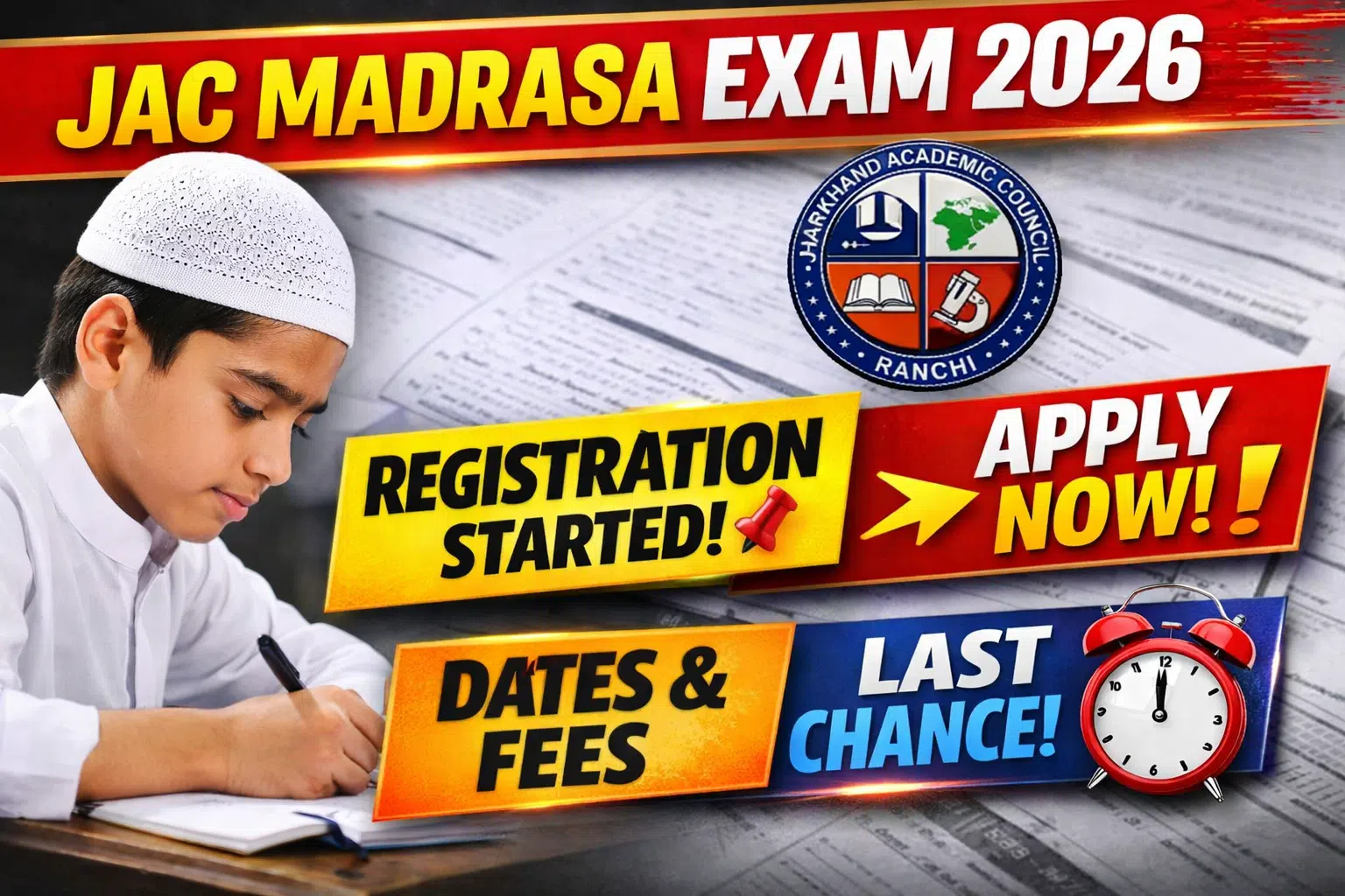 JAC Madrasa Exam 2026