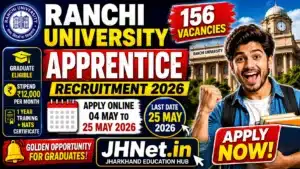 Ranchi University Apprentice Recruitment 2026