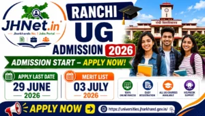 Ranchi University UG Admission 2026