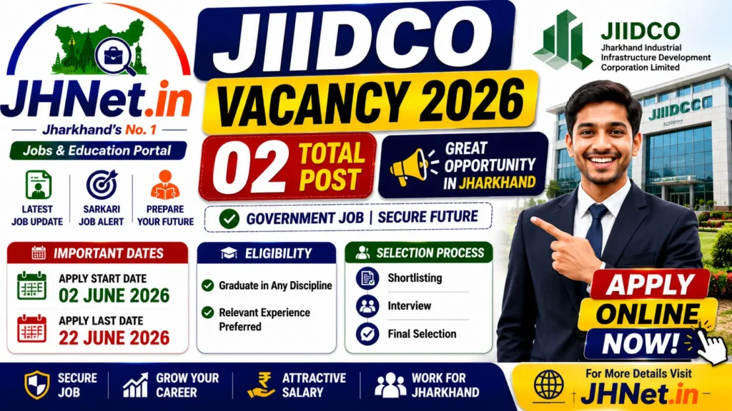 JIIDCO Vacancy 2026 Notification Out: Apply Now for Chief Engineer & Technical Advisor Posts, Salary Up to ₹67,000 1 JIIDCO Vacancy 2026