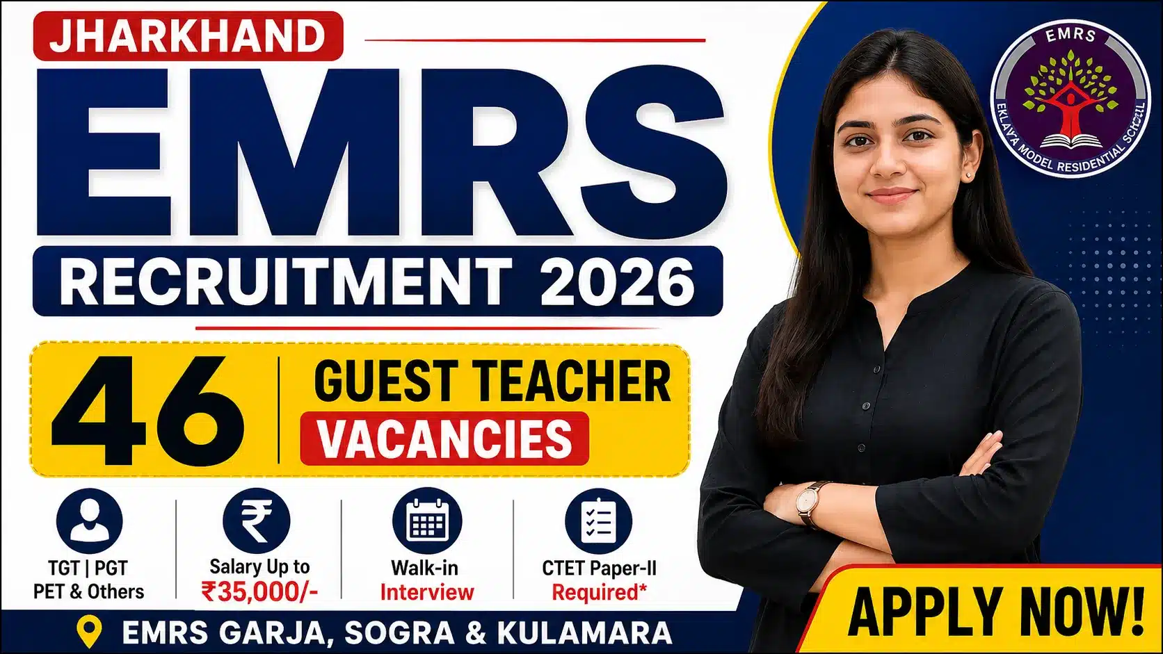 Jharkhand EMRS Vacancy 2026